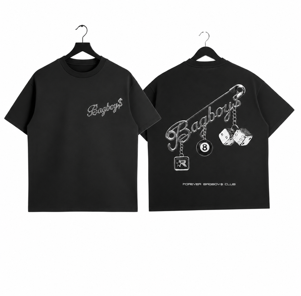 Silver paper clip bagboy$ Tee