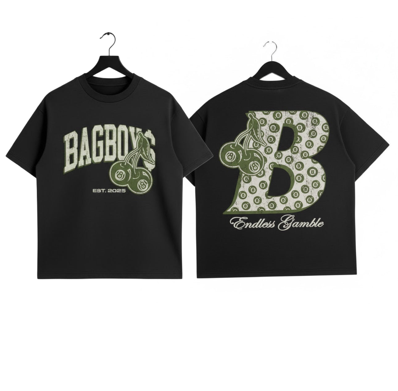 Bagboy$ olive green Tee