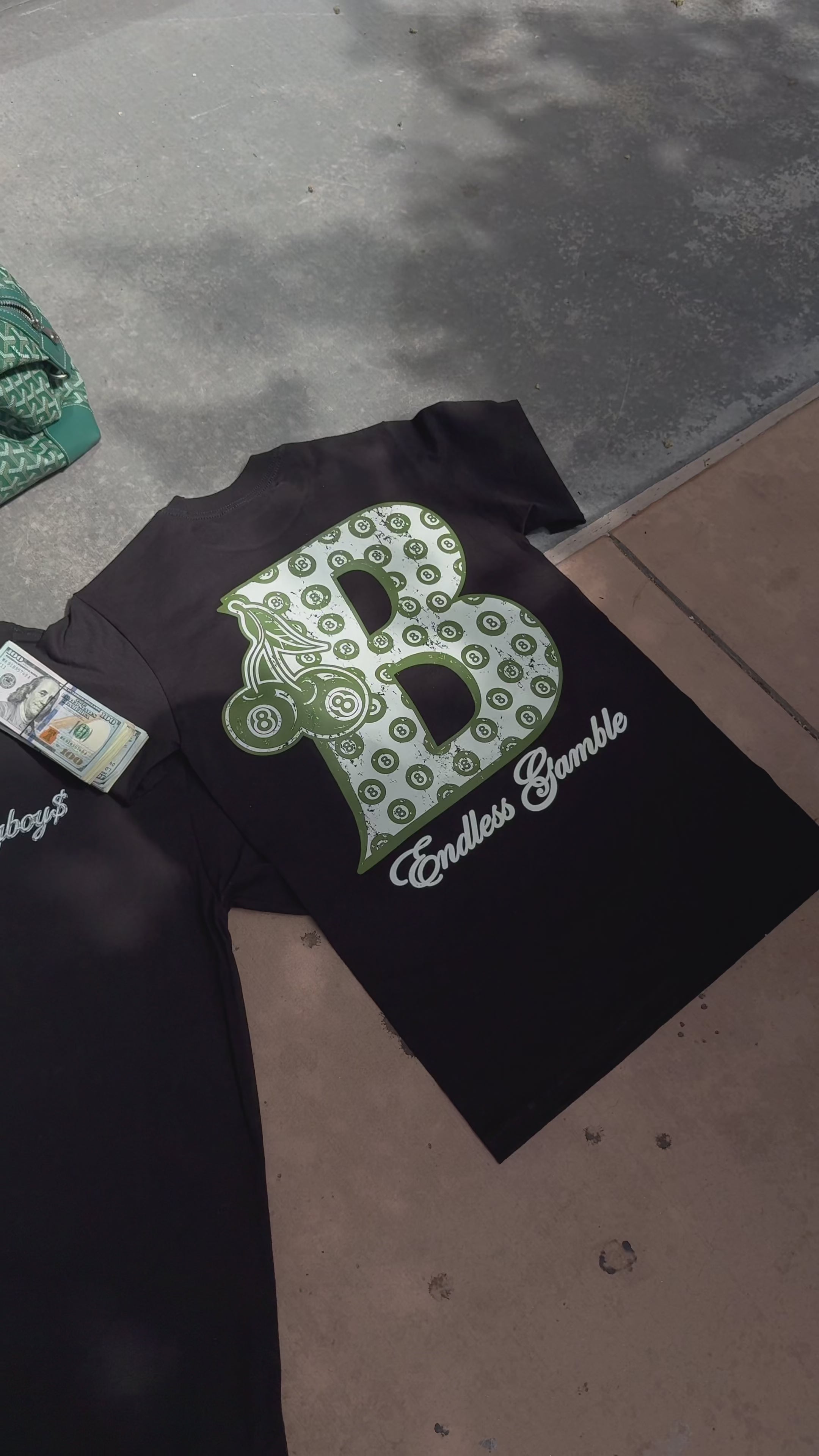 Bagboy$ olive green Tee